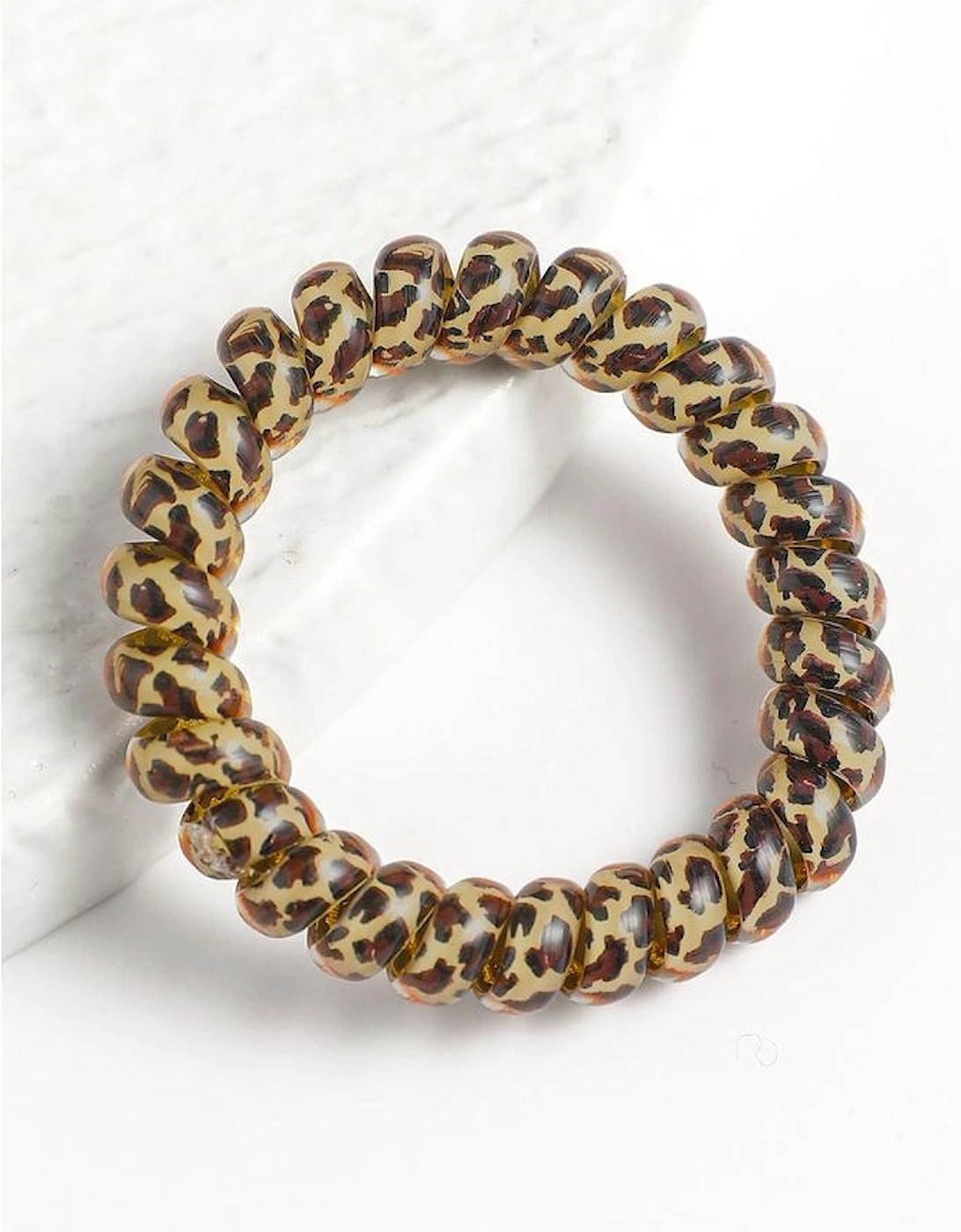 Azura Exchange Elastic Retro Leopard Scrunchie Band Multicolor 10-piece Set