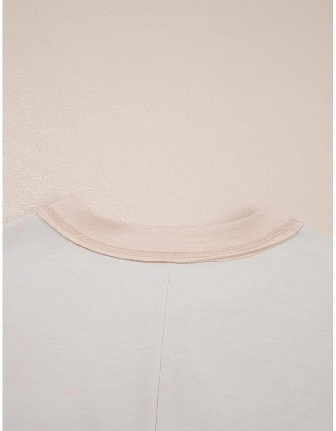 Beige Half Placket Chest Pockets Short Sleeve Wide Leg Jumpsuit