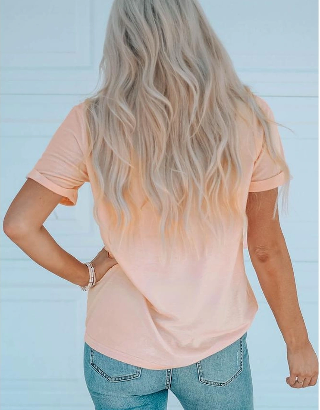 Azura Exchange Glitter Pattern Print Short Sleeve Graphic Tee