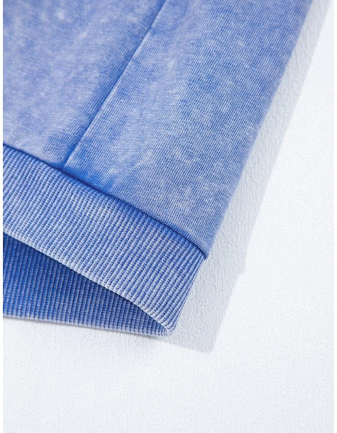 Sky Blue Mineral Wash Pocketed Sleeveless V Neck Loose Romper