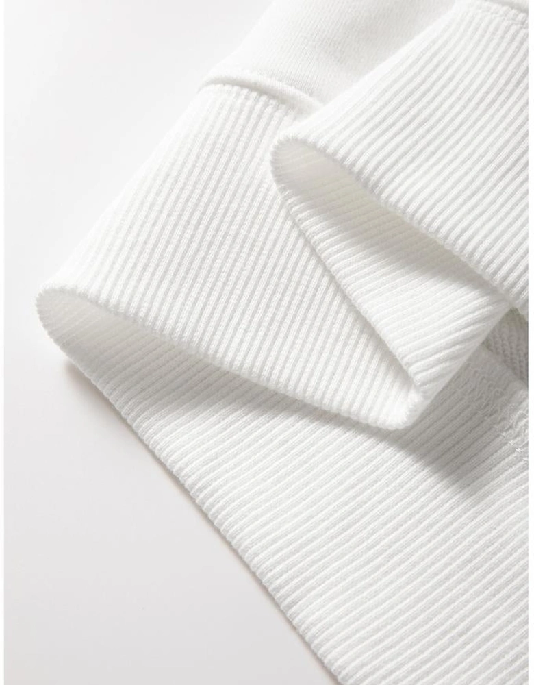 Beige MERRY Christmas Printed Drop Shoulder Pullover Sweatshirt