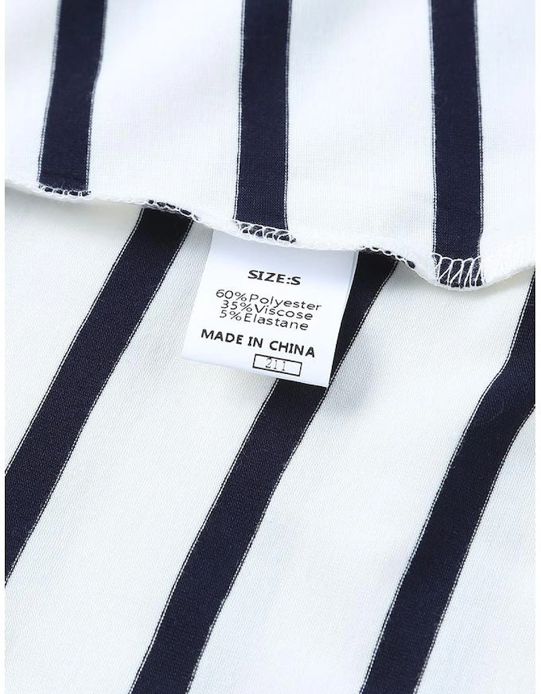 Long Sleeve Stripe Button Henley Top