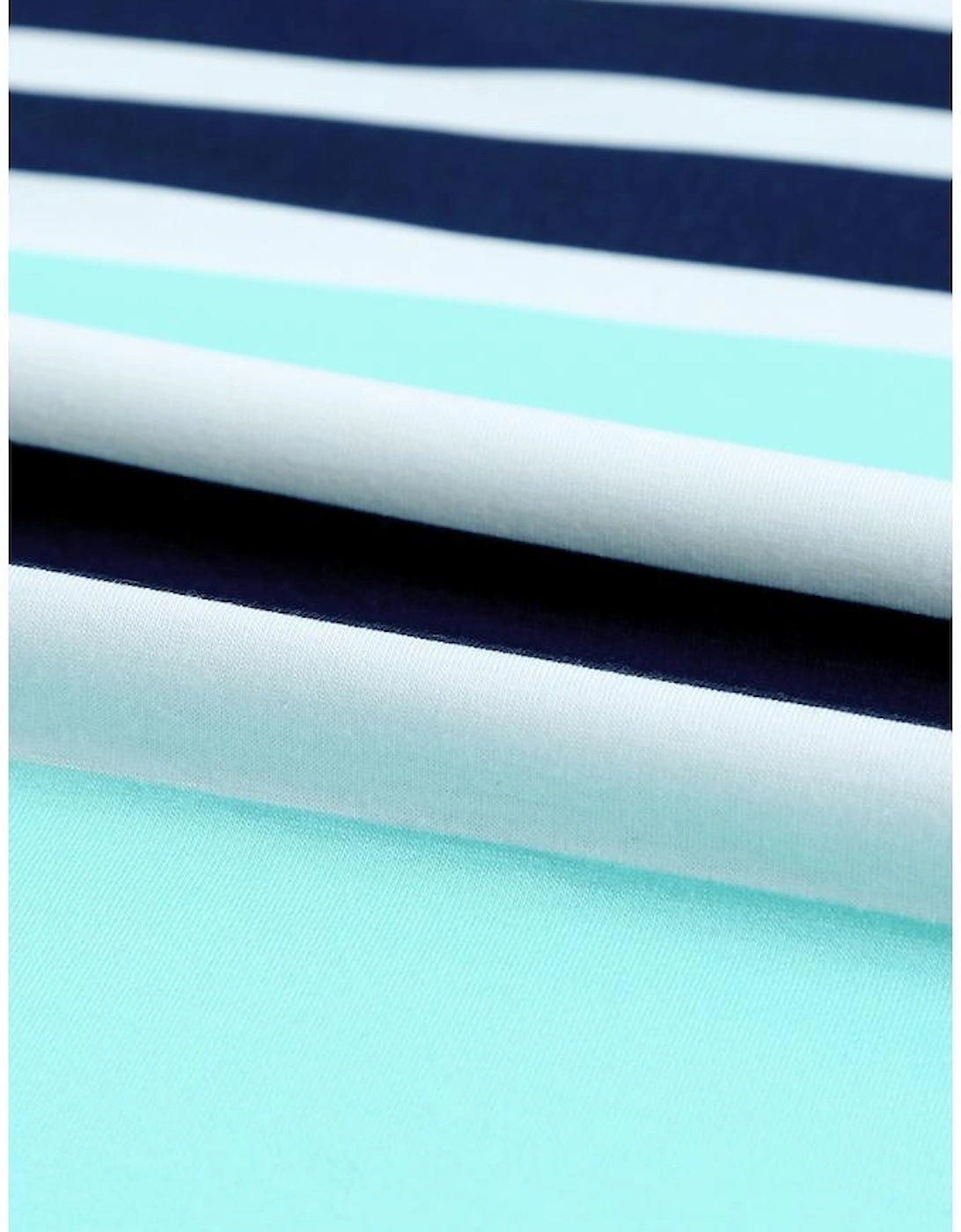 Multi Striped Drawstring Long Sleeve Hoodie