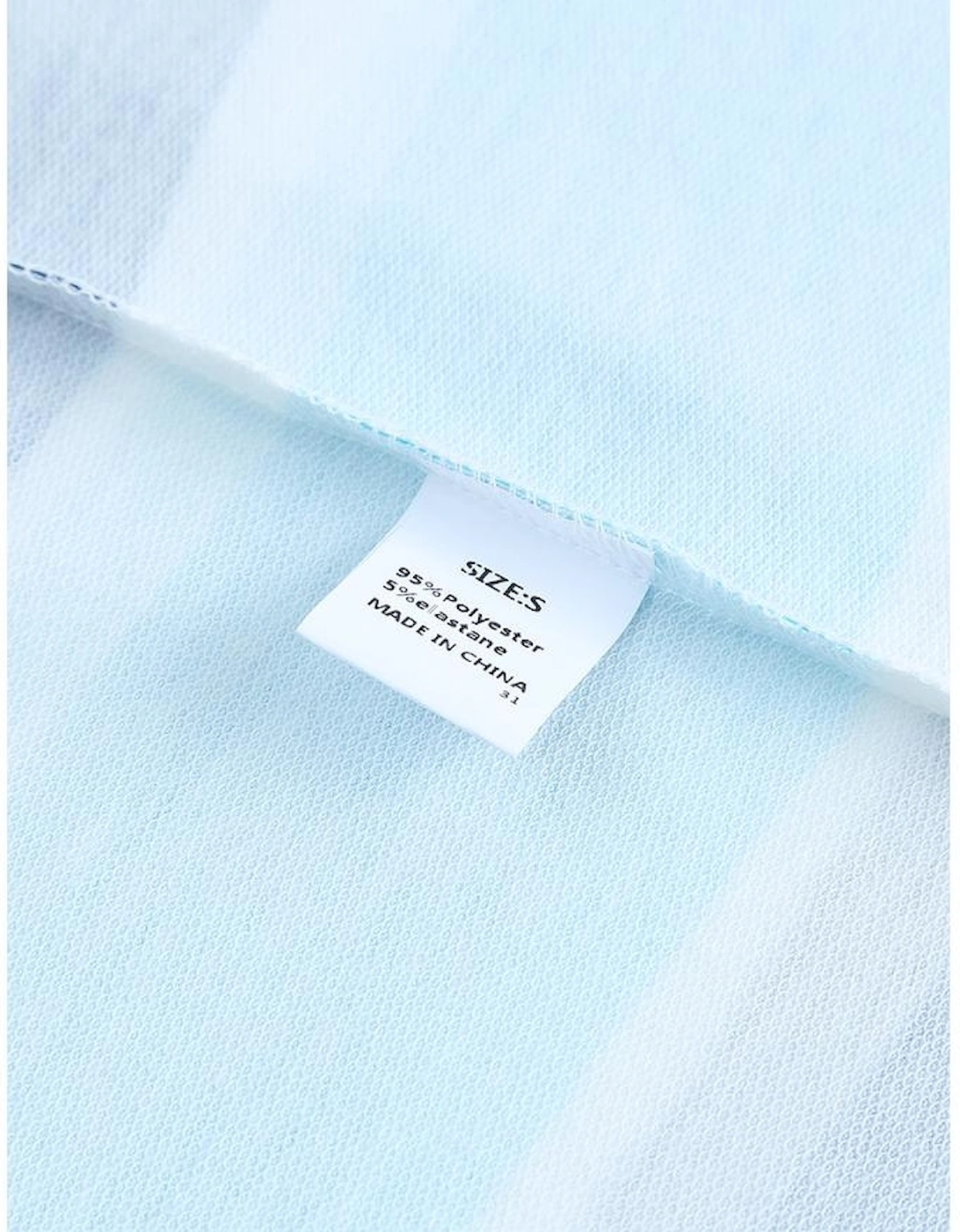 Multi Striped Drawstring Long Sleeve Hoodie