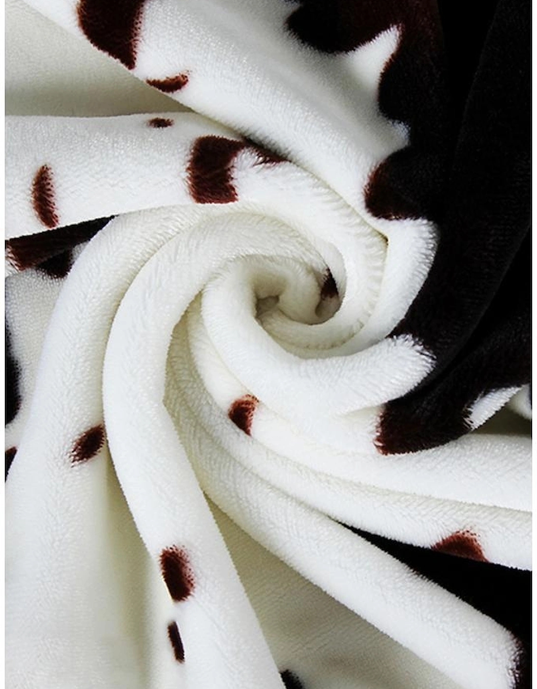 Multicolour Cow Spots Plush Blanket 150*200cm