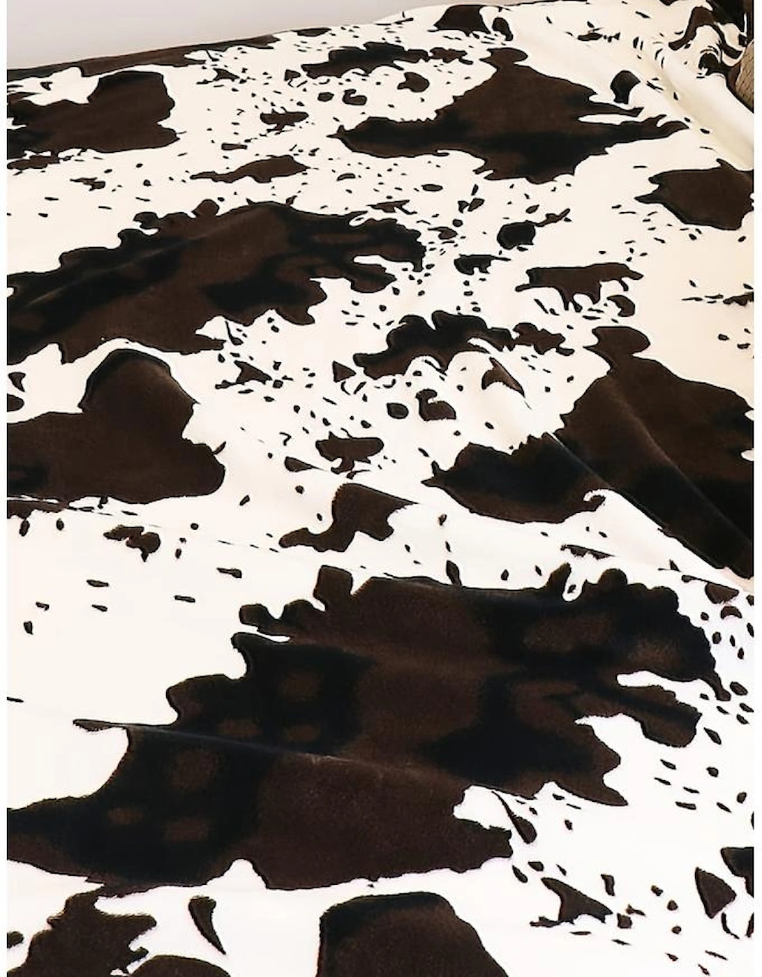 Multicolour Cow Spots Plush Blanket 150*200cm