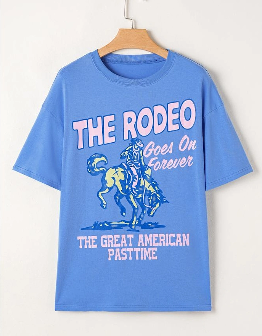Sky Blue Rodeo Forever Western Graphic Tee