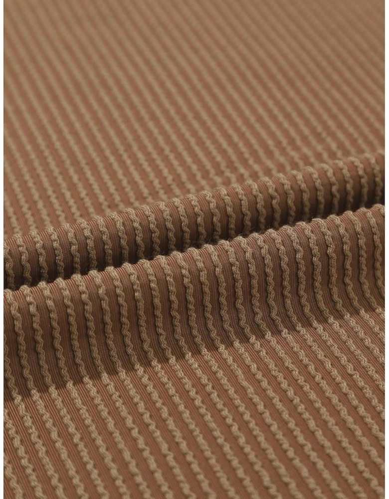 Khaki You Are Loved Print Corduroy Sweatshirt