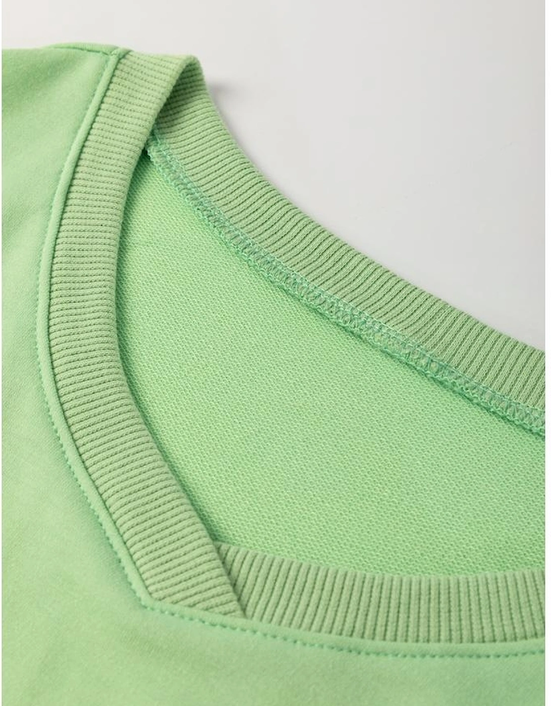 Meadow Mist Green Plus Size V Neck Drop Shoulder Tee Loose Shorts 2pcs Outfit