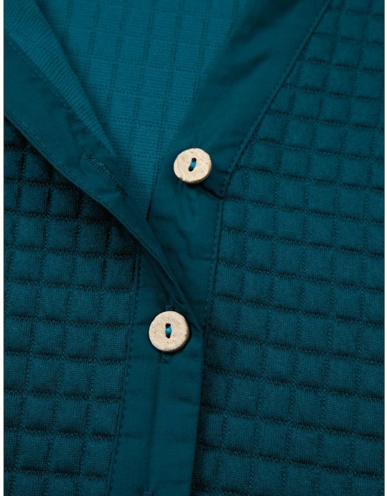 Skobeloff Waffled Textured Raw Edge Patchwork 2pcs Loose Pant Set