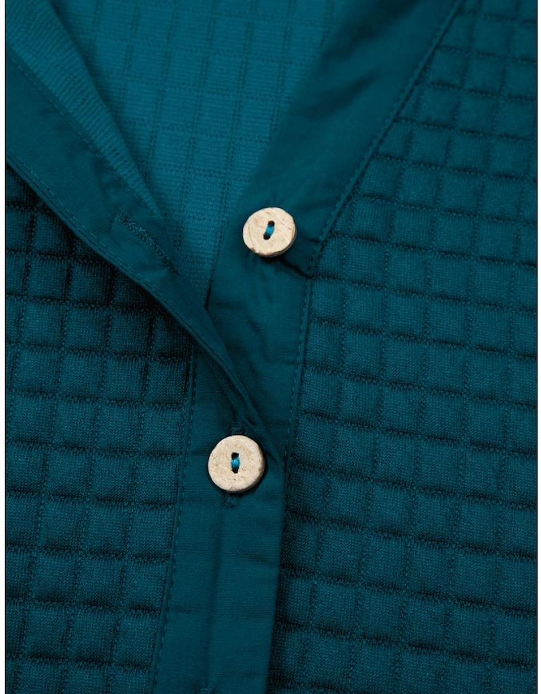 Skobeloff Waffled Textured Raw Edge Patchwork 2pcs Loose Pant Set