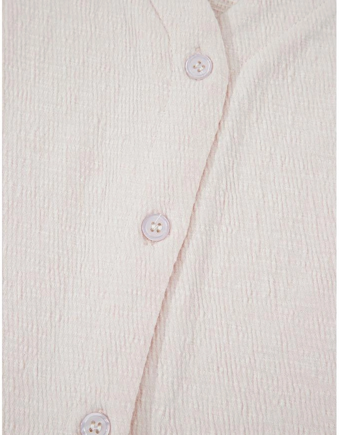 Apricot Buttoned V Neck Tank Top and Wide Leg Pants Casual Outfit