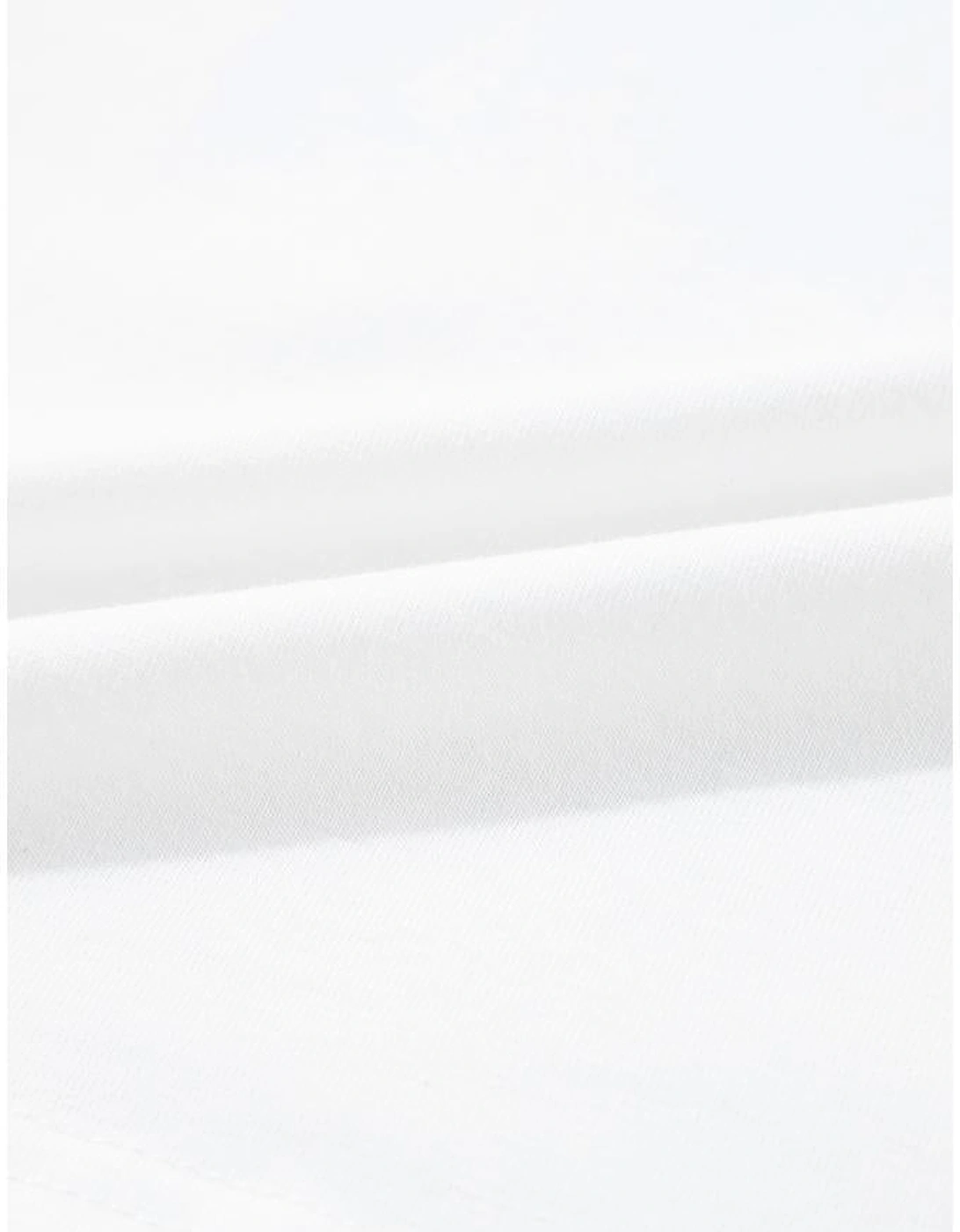 White Christmas Bowknot Graphic Cotton Blend T Shirt