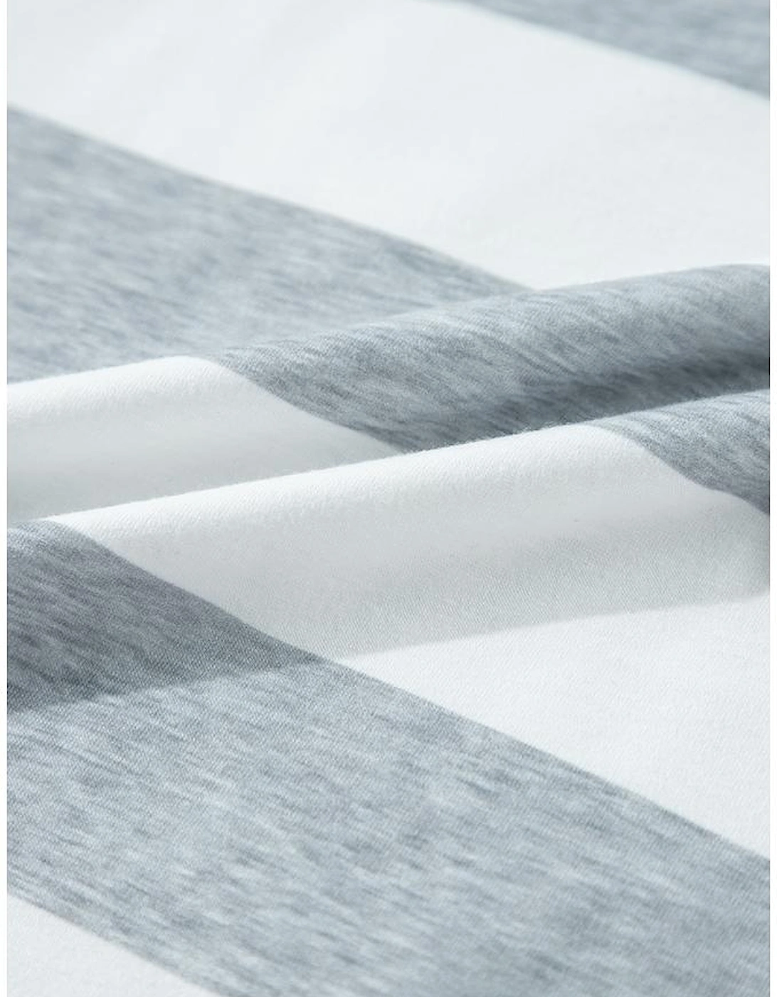 Azura Exchange Gray Stripe Mixed Printed Short Sleeve Shift Mini T Shirt Dress