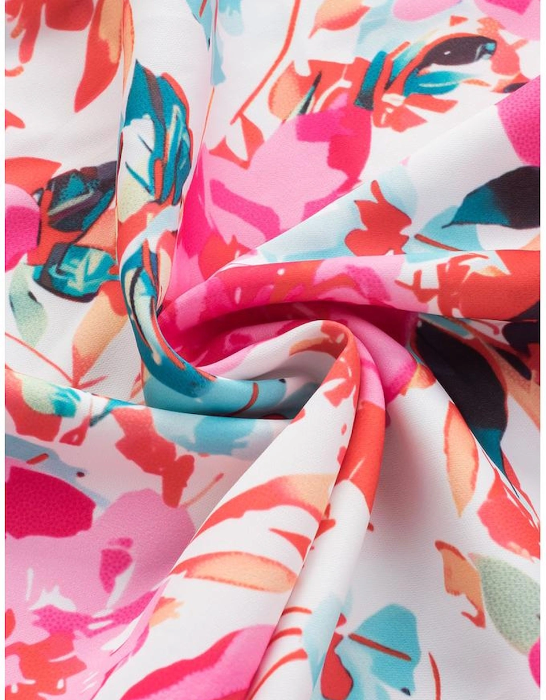 Rose Ruffle Flutter Sleeve Floral Print Blouse