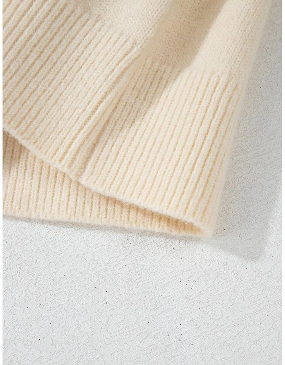 Jet Stream Bowknot Front Loose V Neck Knitted Cardigan