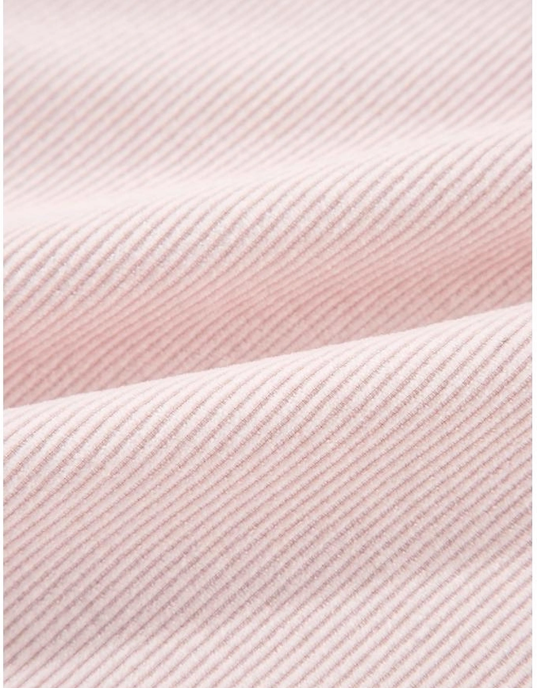 Delicacy Two-tone Color Exposed Seam Corduroy Shacket