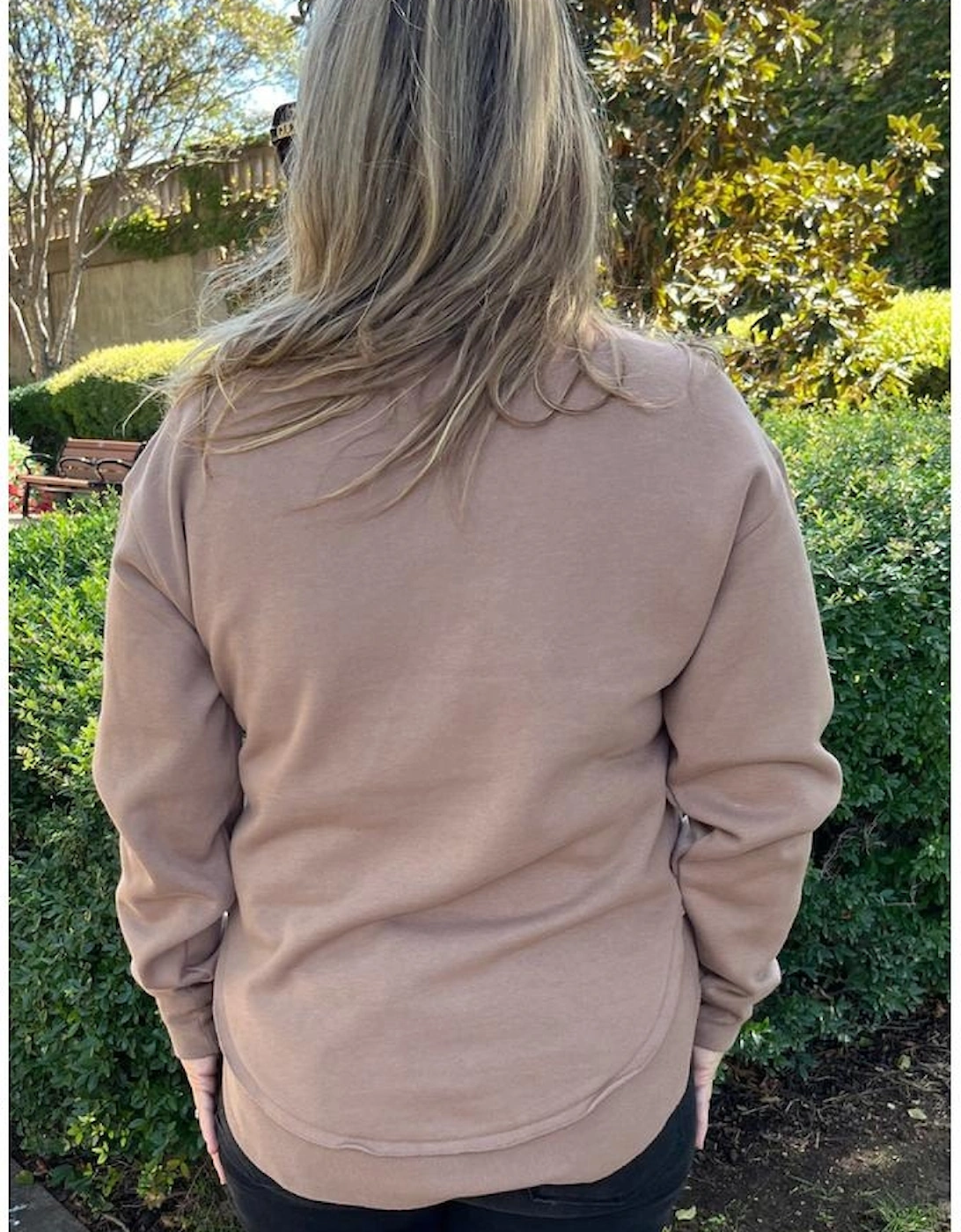 Dark Khaki GOBBLE Letter Graphic Thanksgiving Shift Sweatshirt, 16 of 15