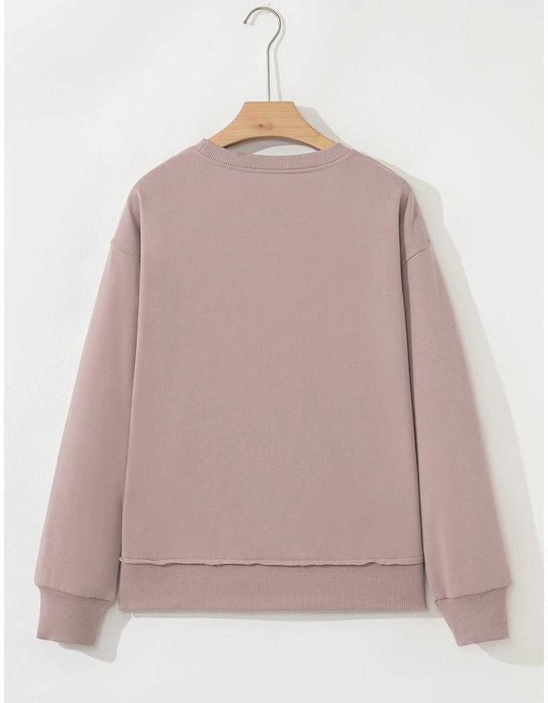 Dark Khaki GOBBLE Letter Graphic Thanksgiving Shift Sweatshirt