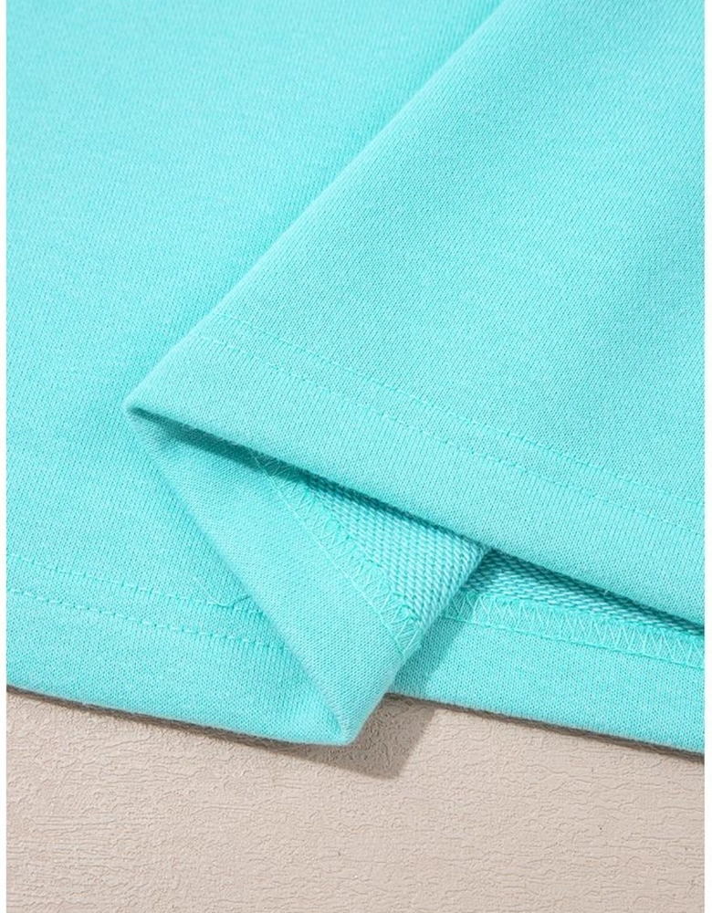 Moonlight Jade Bow Front Bracelet Sleeve Collared Side Pocket Shift Mini Dress