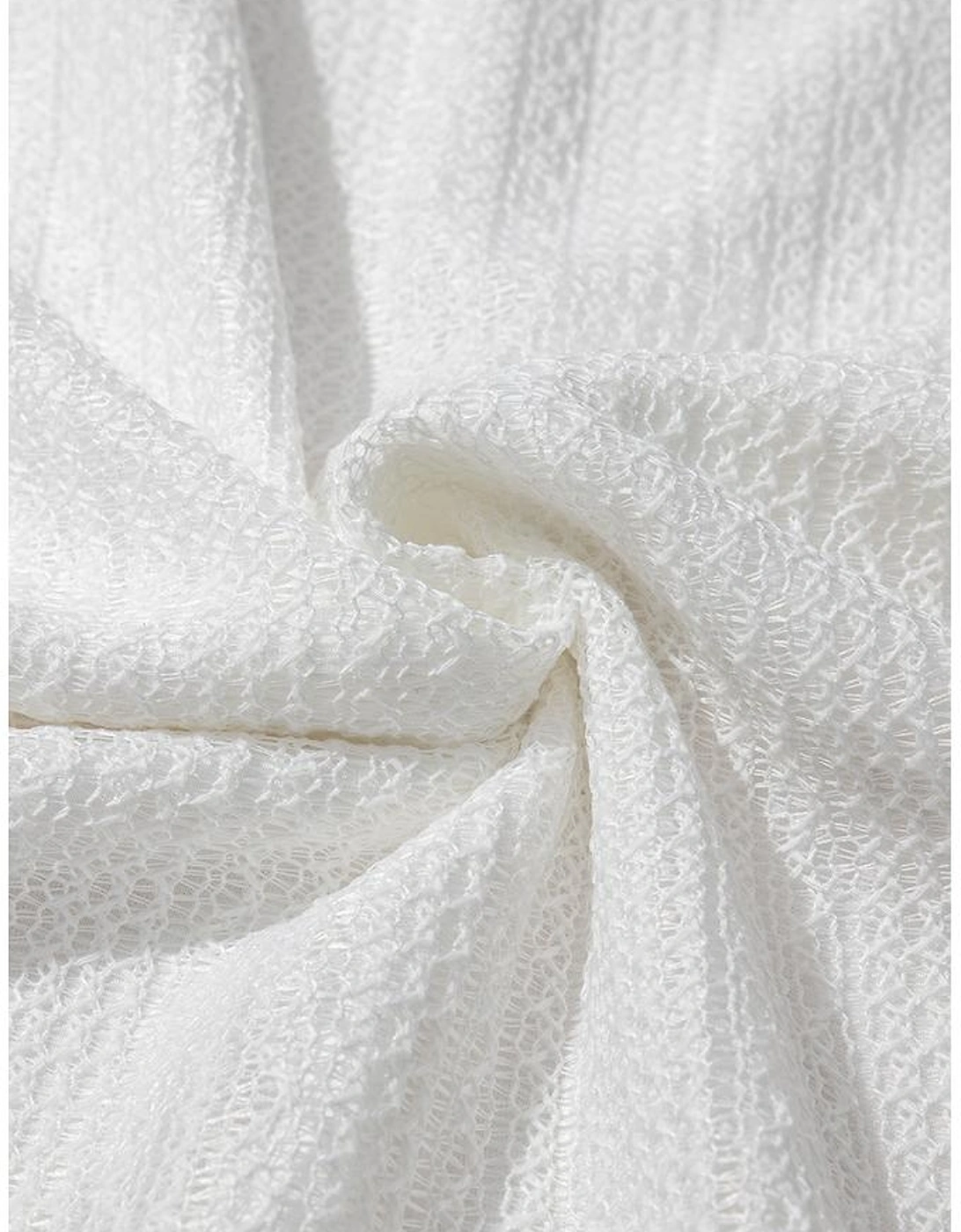 Beige Textured Knit Tank Top and Drawstring Shorts Set