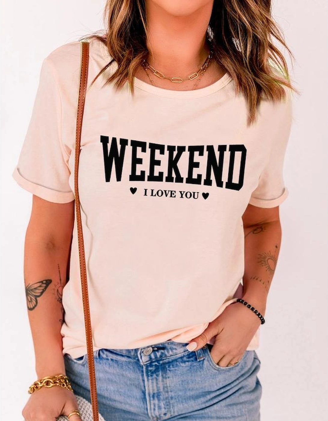 Azura Exchange I Love You Weekend Graphic Tee