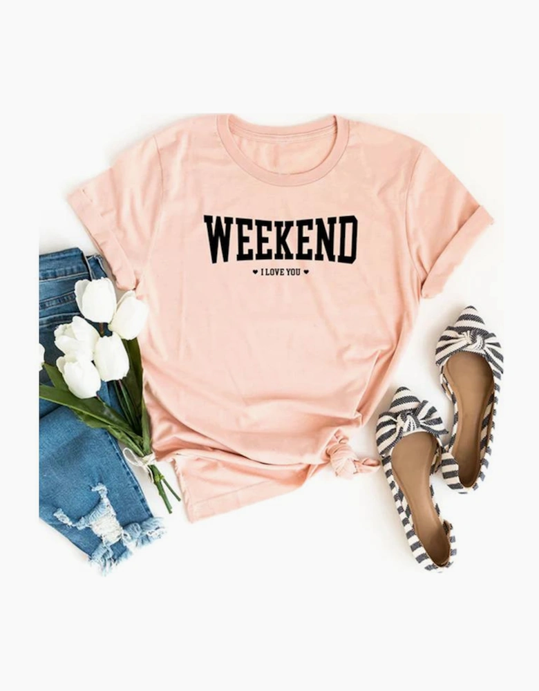 Azura Exchange I Love You Weekend Graphic Tee