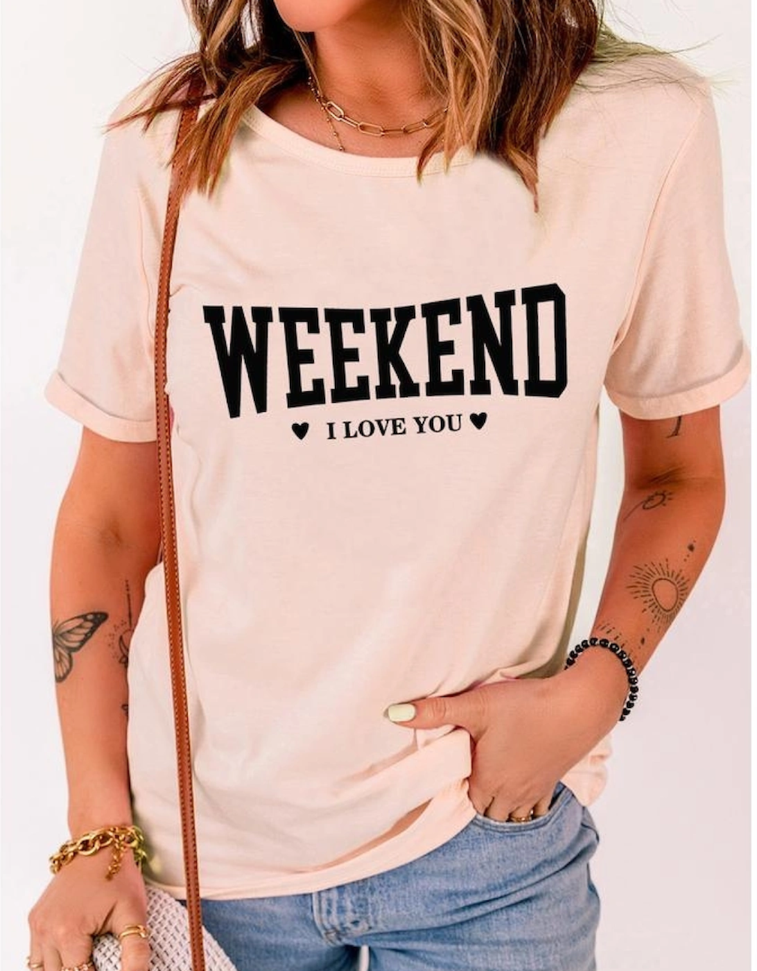 Azura Exchange I Love You Weekend Graphic Tee