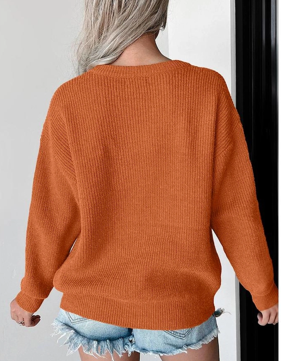 Flamingo Hello Pumpkin Graphic Sweater