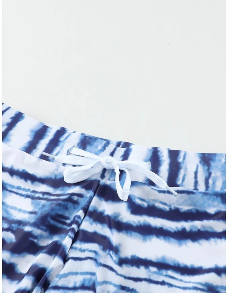 Azura Exchange Tie-dye Swim Shorts with Drawstring