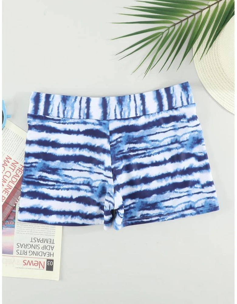 Azura Exchange Tie-dye Swim Shorts with Drawstring