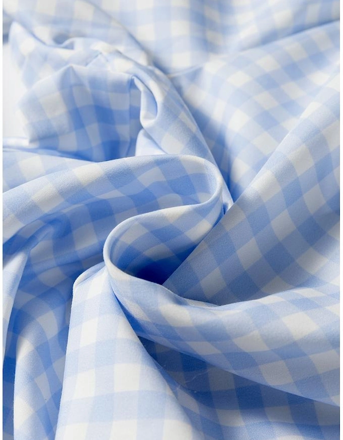 Myosotis Plaid Print Smocked High Waist Womens Loose Pants