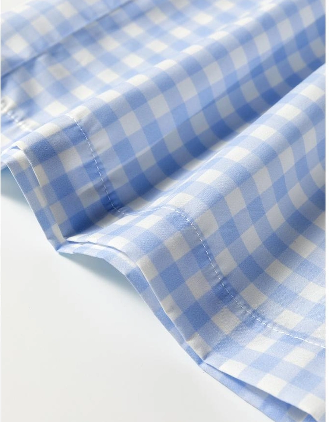 Myosotis Plaid Print Smocked High Waist Womens Loose Pants