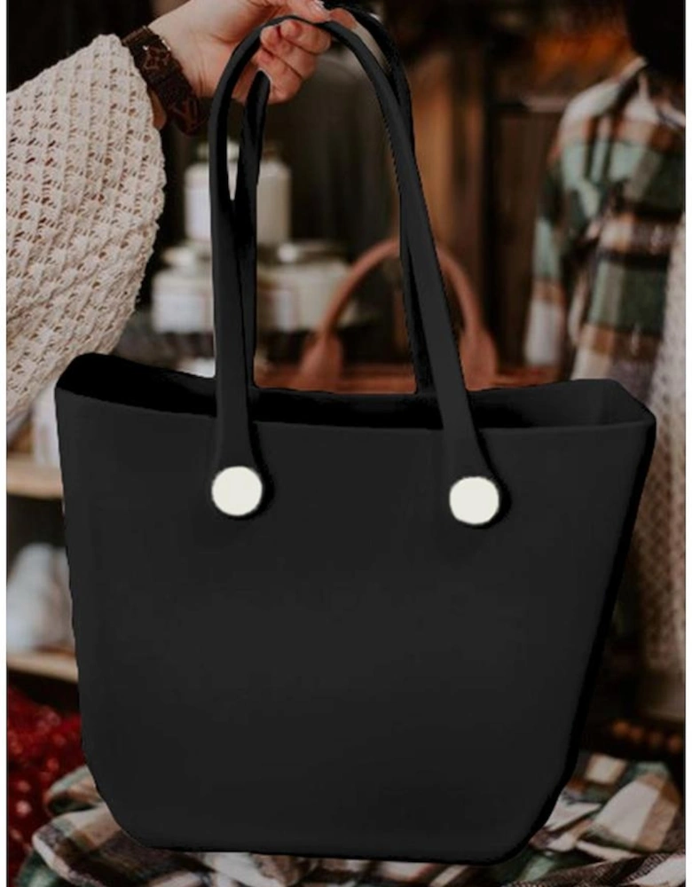 Black Waterproof Self-assembly Detachable Straps EVA Tote Bag