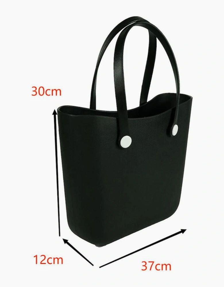 Black Waterproof Self-assembly Detachable Straps EVA Tote Bag