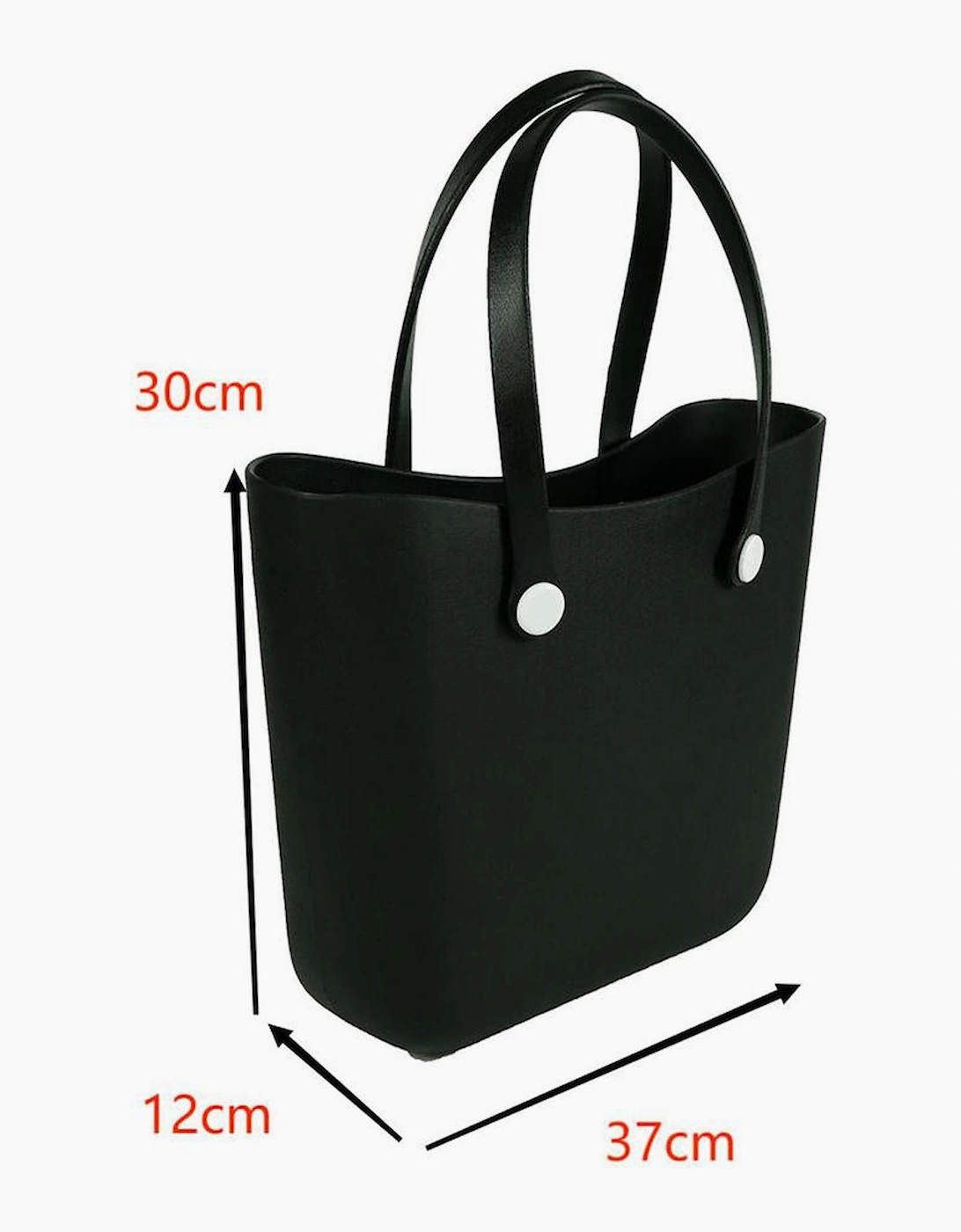 Black Waterproof Self-assembly Detachable Straps EVA Tote Bag