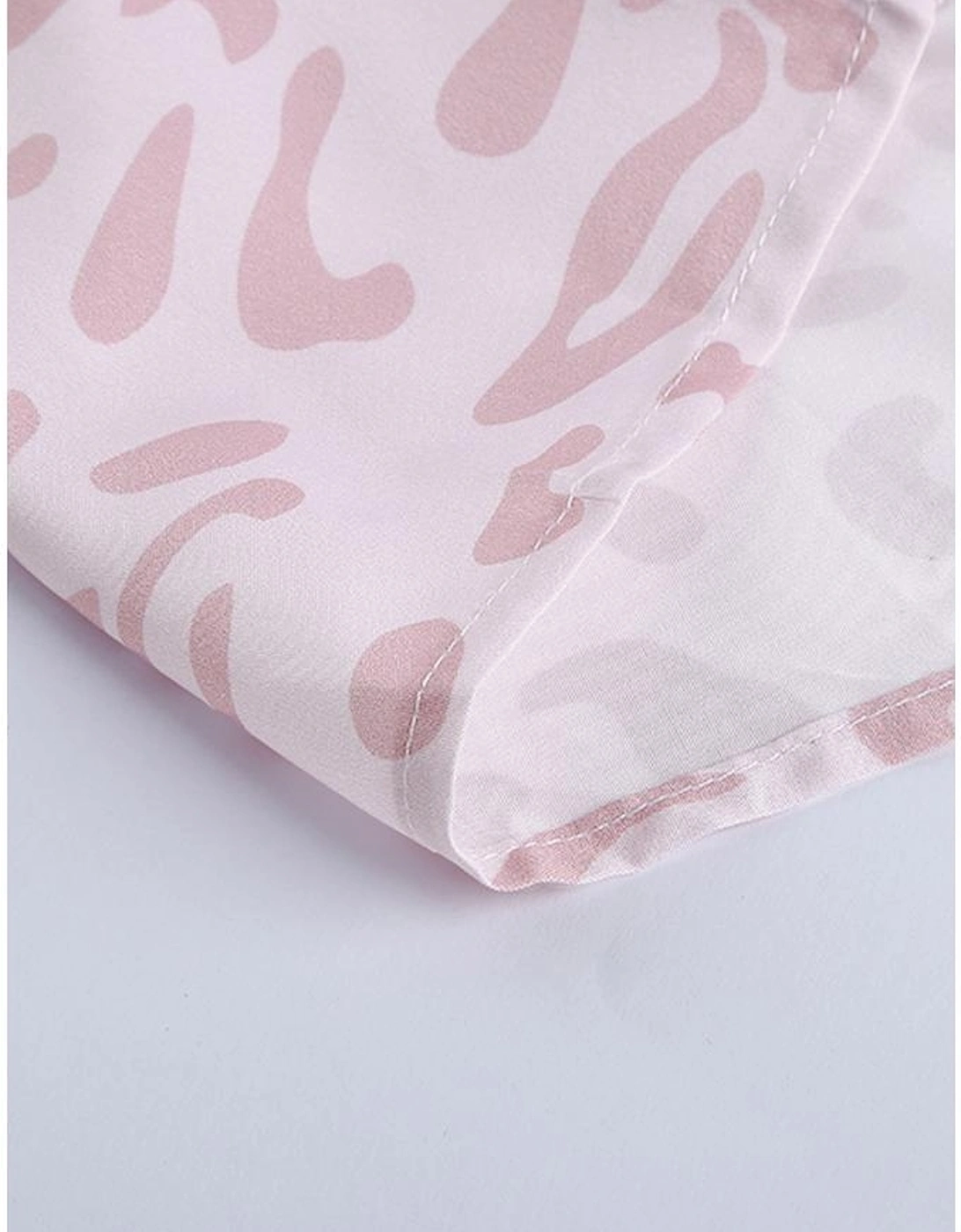 Azura Exchange Leopard Print Ruffle Swing Mini Dress