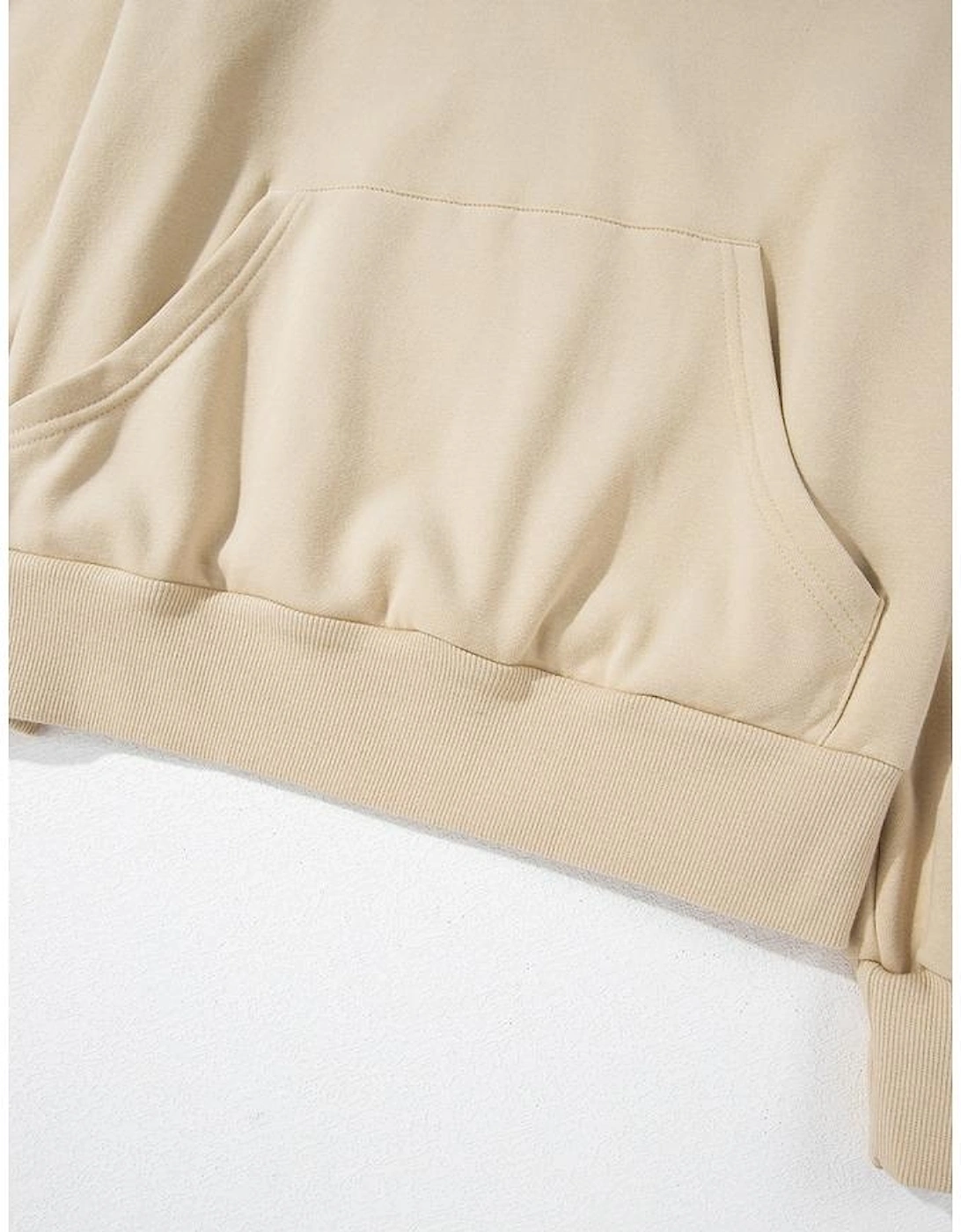 Smoke Gray Zip-up Stand Neck Kangaroo Pocket Sweatshirt