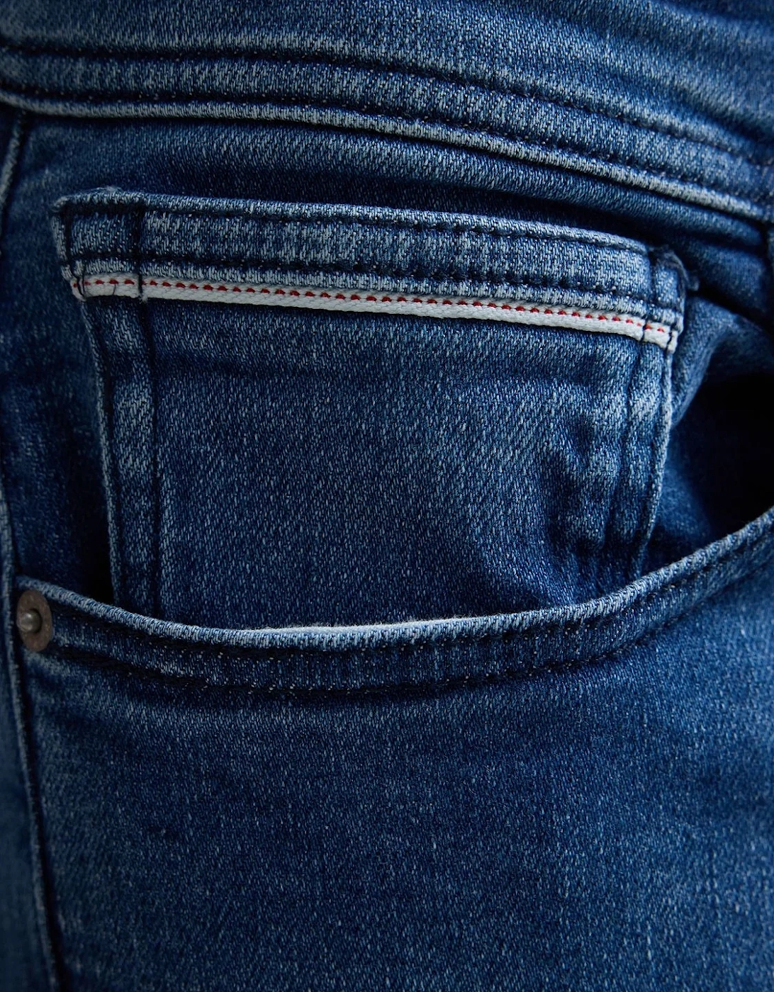 Grover Straight-Fit Jeans - Mid Blue