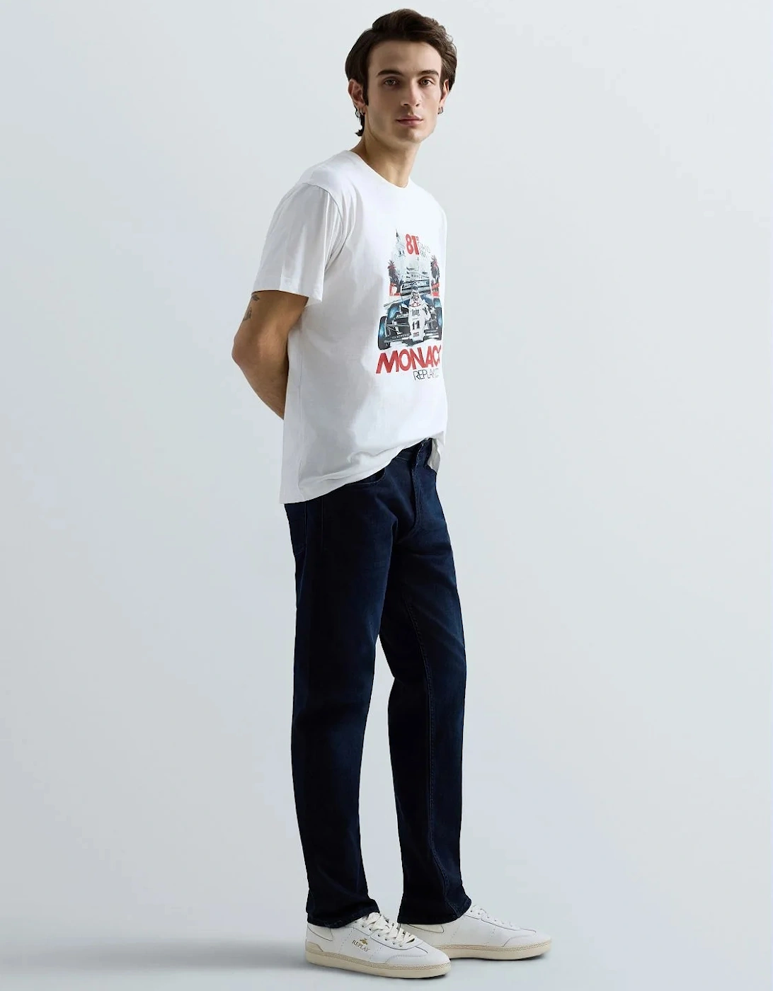 - Grover Striaght-Fit Jeans - Dark Blue