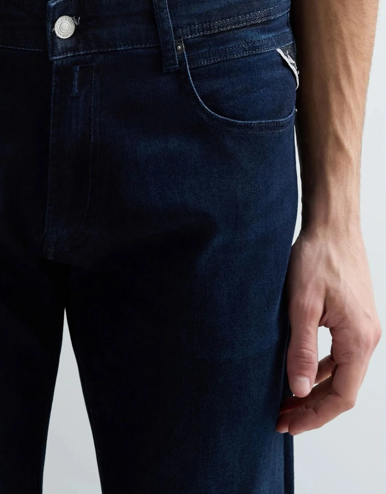 - Grover Striaght-Fit Jeans - Dark Blue