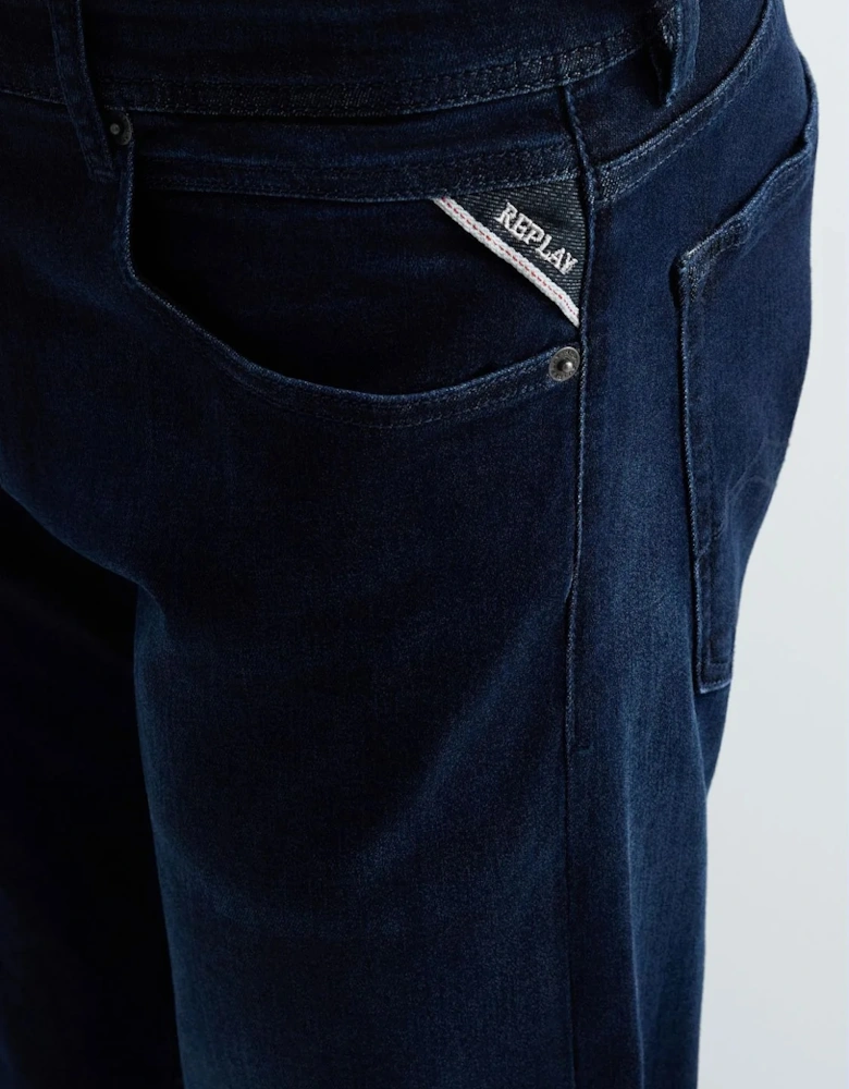 - Grover Striaght-Fit Jeans - Dark Blue