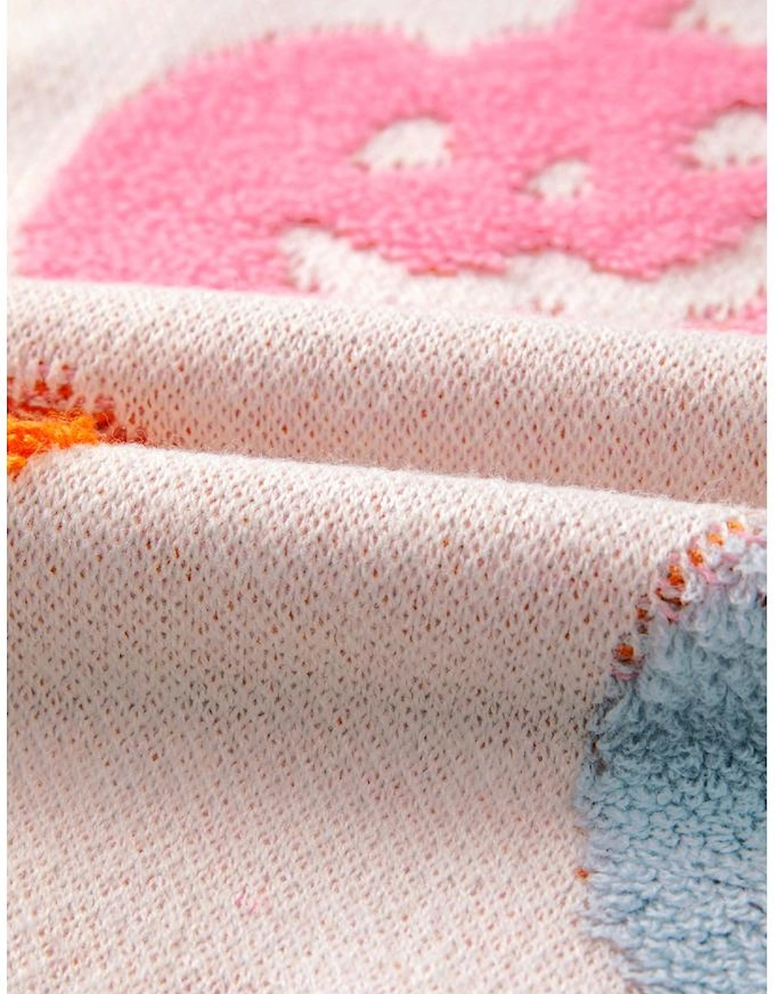 Beige Halloween Cute Pumpkin Pattern Sweater