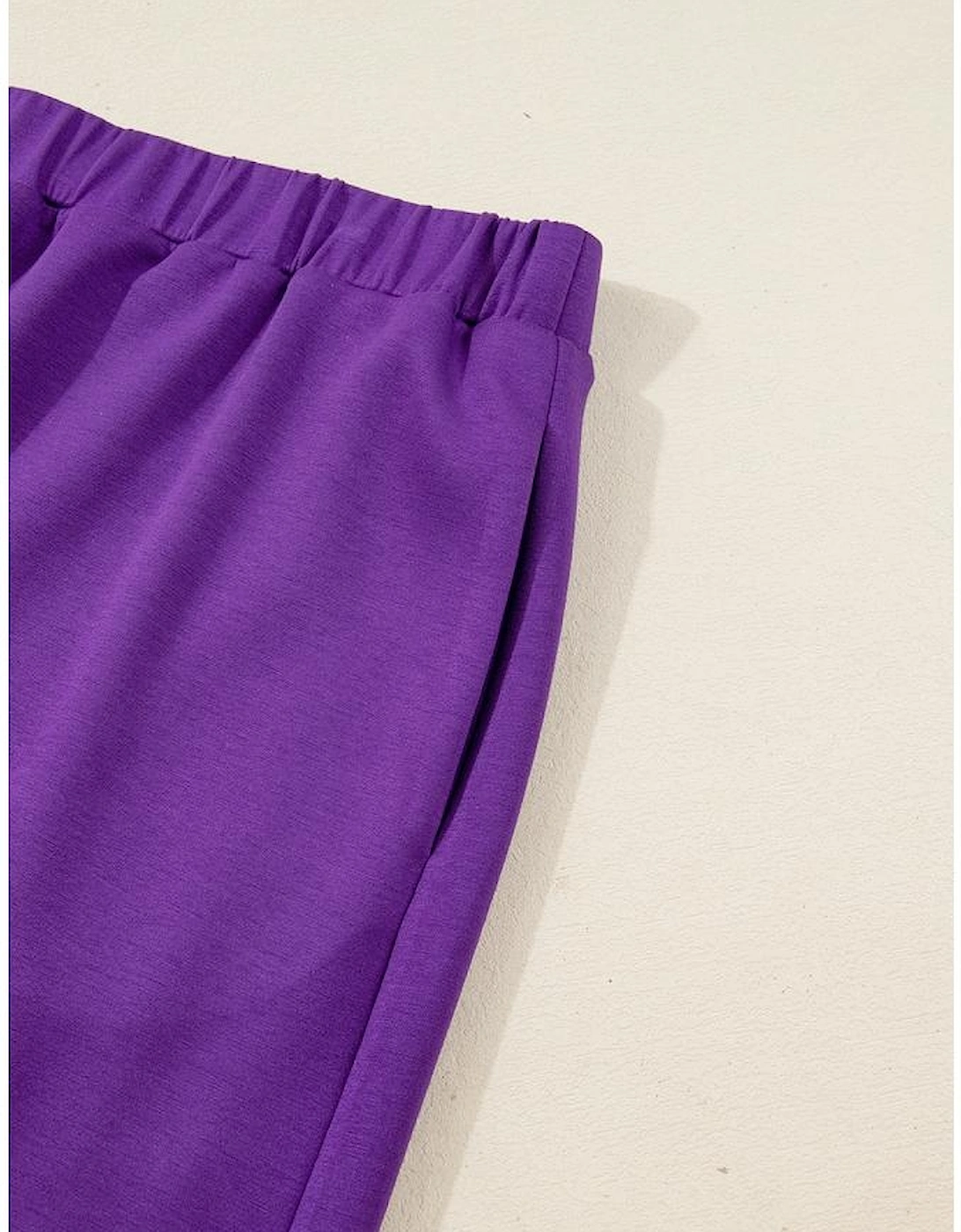 Wisteria Collar Half Zip Pullover Mini Skirt Plus Size 2pcs Set