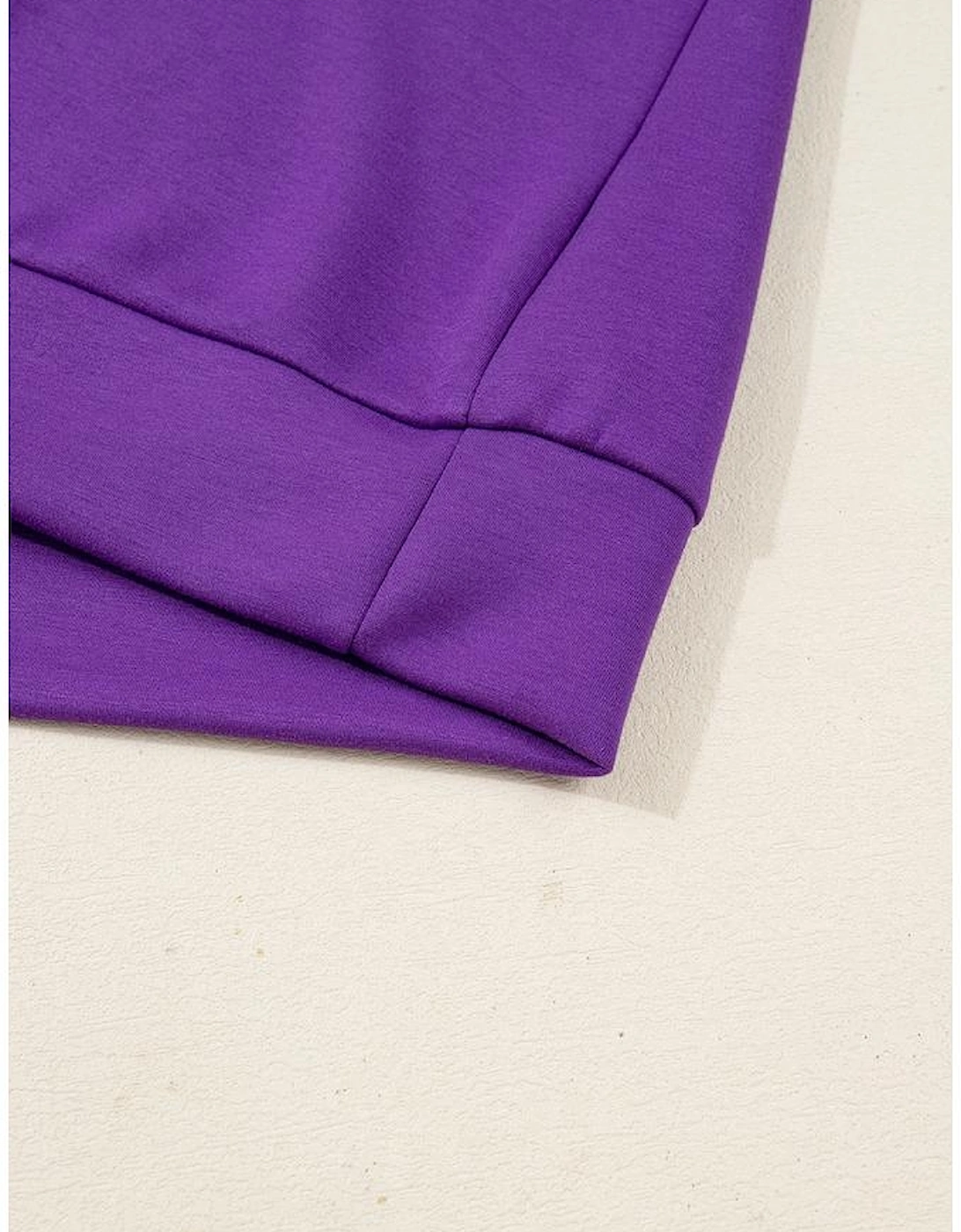 Wisteria Collar Half Zip Pullover Mini Skirt Plus Size 2pcs Set