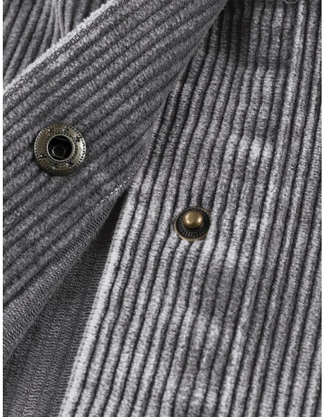 Azura Exchange Button Down Hooded Corduroy Jacket