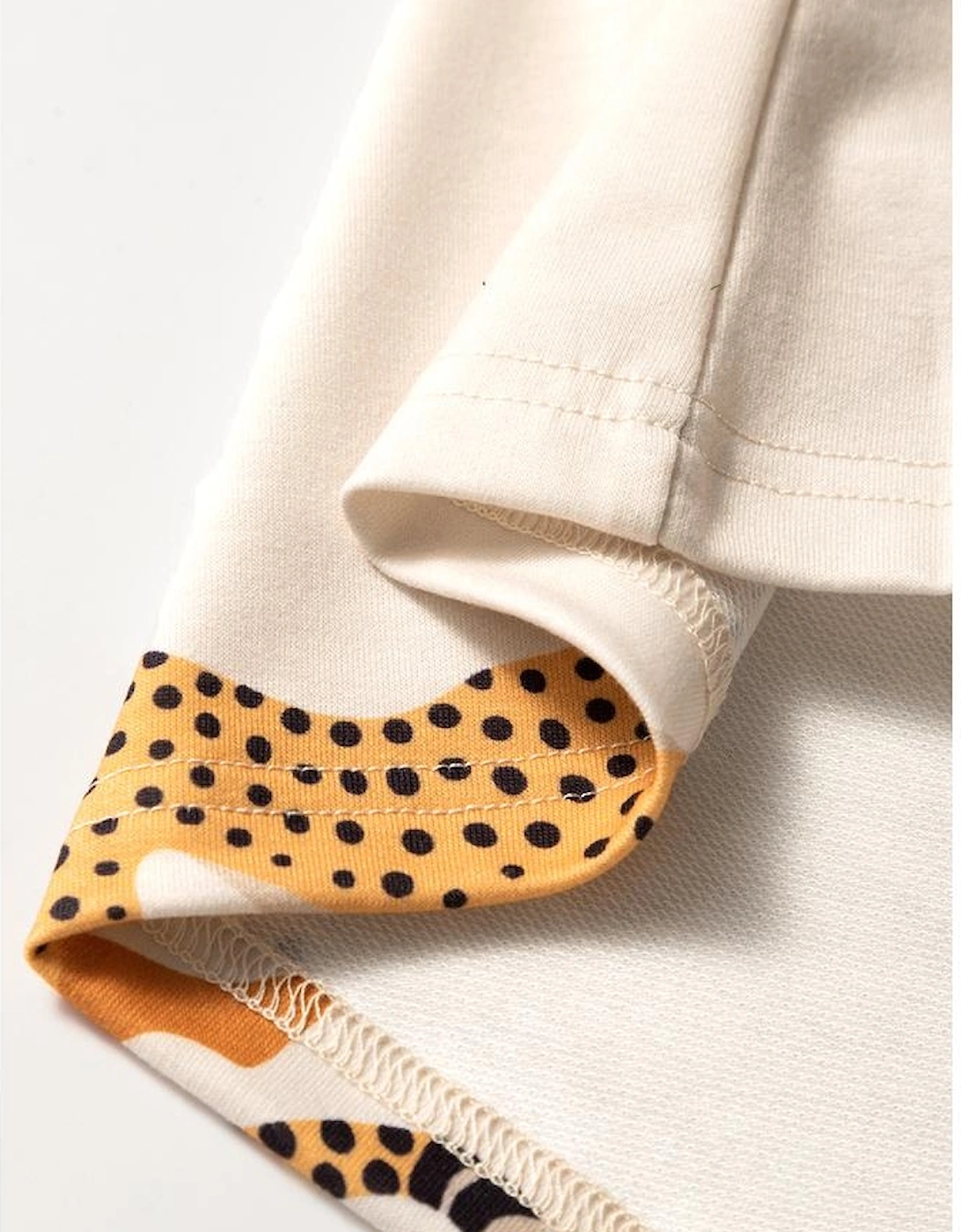 Apricot Plus Size Cheetah Print Side Pockets T Shirt Mini Dress