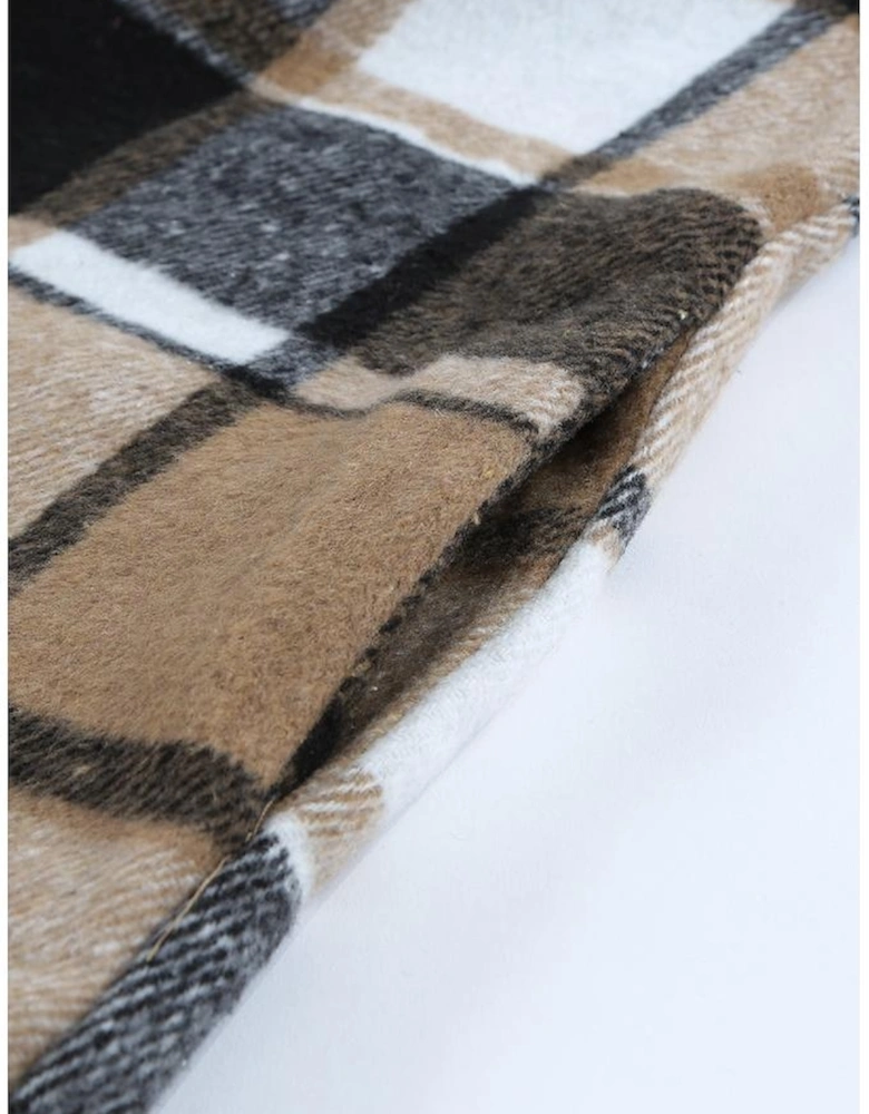 Azura Exchange Womens Oversized Plaid Shacket