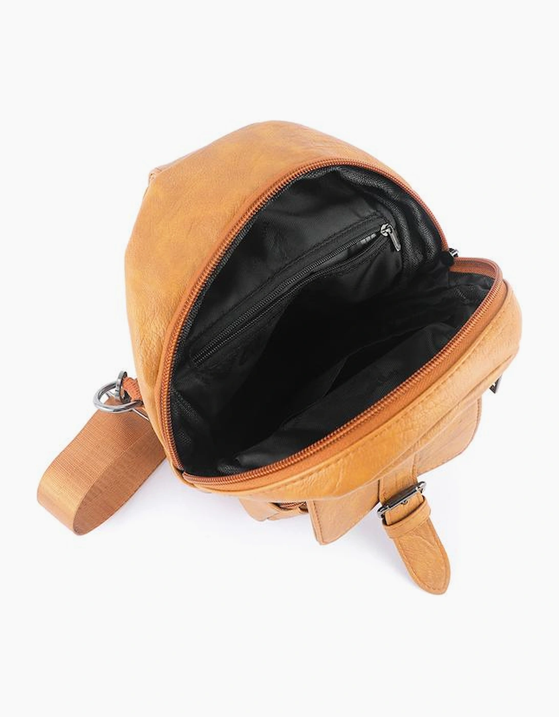 Khaki Vintage Multi Pockets Sling Bag