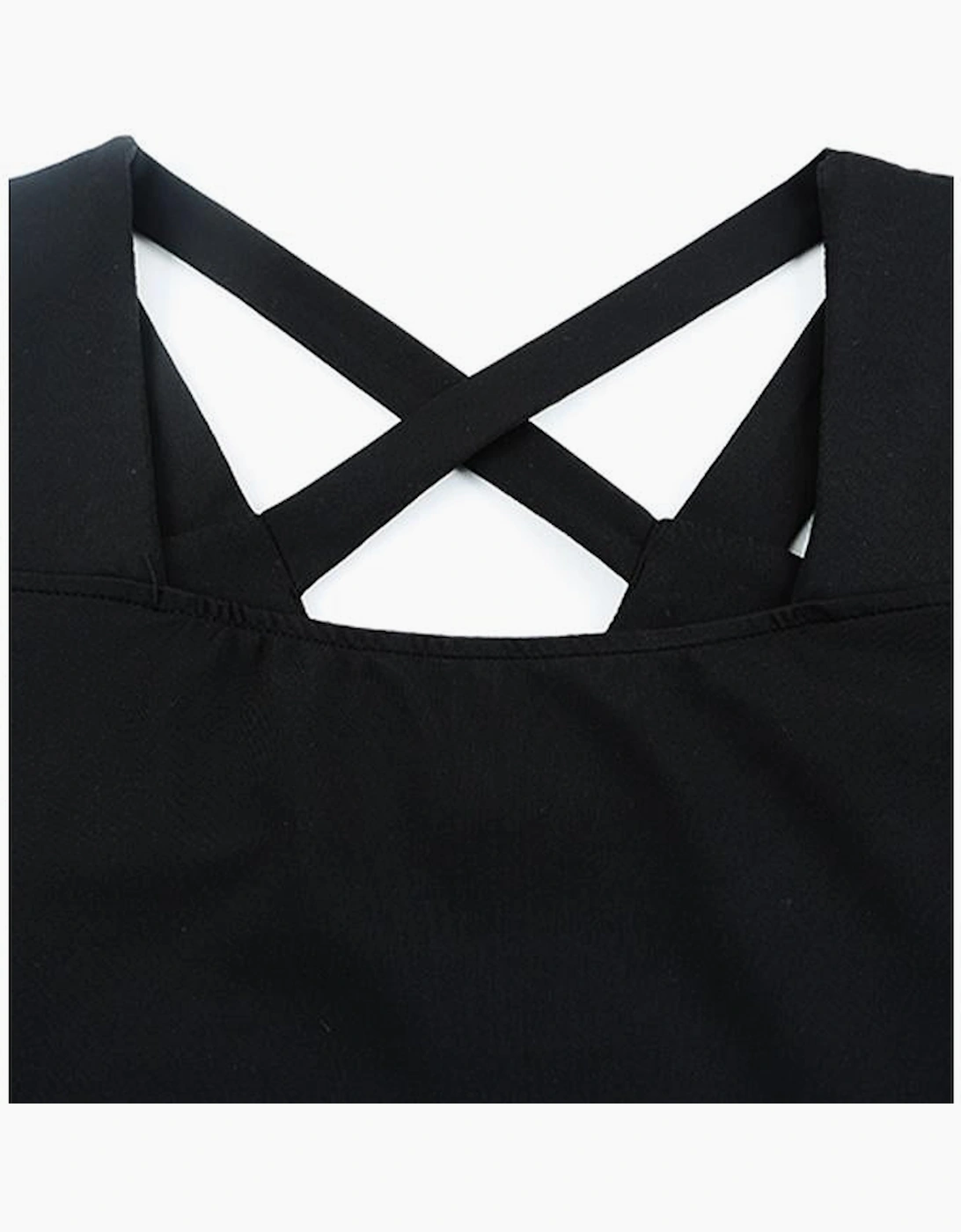 Azura Exchange Criss-Cross Cut Out Top